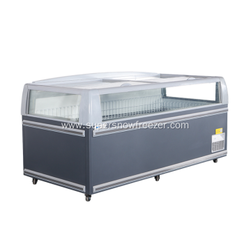 Freely combined commercial frozen food display freezer